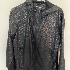 Zyia active black bomber jacket